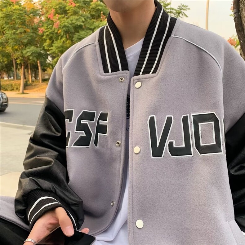 男秋季外套潮牌街头双层夹克W1007P55,男装夹克,星座1116-2