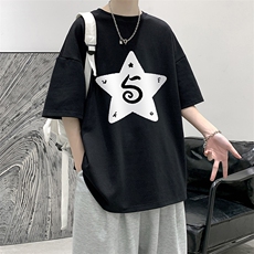 230g重磅纯棉短袖t恤男大码半袖半截袖DX17368-P20，男装T恤，电商A040