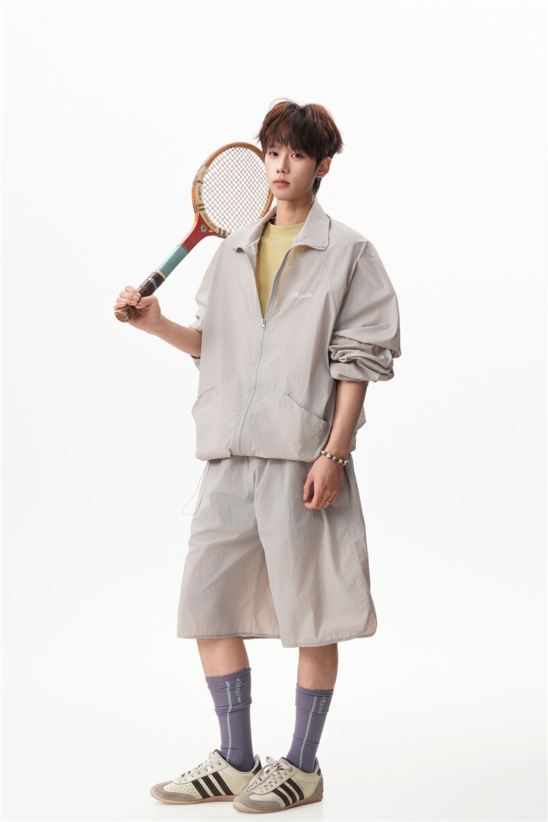 8XL-M特大码冰丝防晒服短裤套装男户外防晒衣运动外套潮TZ102P65,男装牛仔裤,电商D206-1