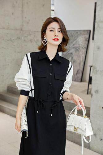 【现货】金典气质连衣裙，女装连衣裙，麦丝尚