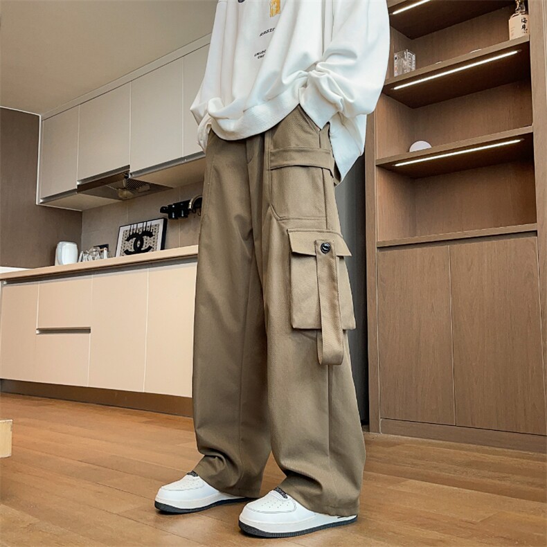 常年备货款男宽松直筒高街潮牌工装休闲长裤K812p55大量备货,男装工装外套,电商D315A