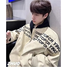 复古短款外套男款春秋潮牌高级感棒球服cleanfit高街夹克JW221，男装夹克，星座1116A（原606A-3）