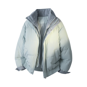 冬季新品得物美式潮流高品质格子加绒加厚棉衣外套棉服MY5566-P88图片