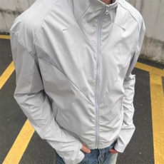 春夏款高品质冰感速干防晒服休闲户外运动外套透气弹力机能风夹克，男装防晒衣，电商A486-1