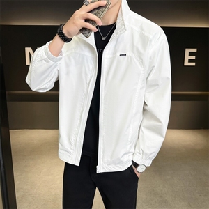507A-JK810-P80 2025春夏时尚纯色休闲百搭外套青年夹克图片
