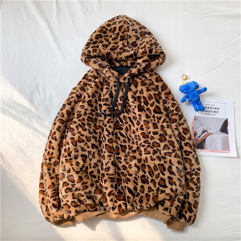 秋冬新款情侣卫衣男士仿皮草仿貂毛绒卫衣套头外套A158-703-P110，男装卫衣，电商A158-1