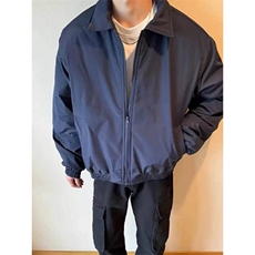 美式ma1飞行员夹克秋春季藏青色cleanfit外套男款廓形翻领棒球服，男装夹克，星座613