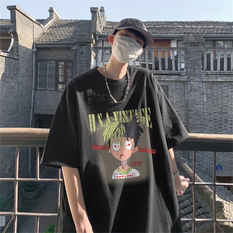 特P19控38230g重磅纯棉港风短袖t恤男DT3130,男装T恤,电商B370