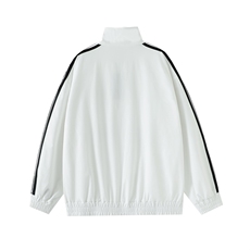 2026秋季新款经典美式中性三条杠撞色立领夹克JK1005-P65-控89，男装夹克，星座216(原A116)