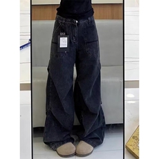 有货新品牛仔裤褶皱RK3340-P52，男装牛仔裤，星座412-3