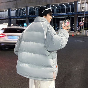 港风夜景 2024冬新款 立领面包服 棉衣外套男 G3001-P95控125图片