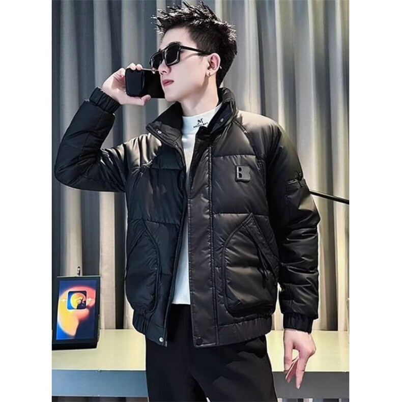 秋冬季痞帅棉衣男款高级感棉服修身潮流工装棉袄外套M616,男装棉衣,星座1116A（原606A-3）