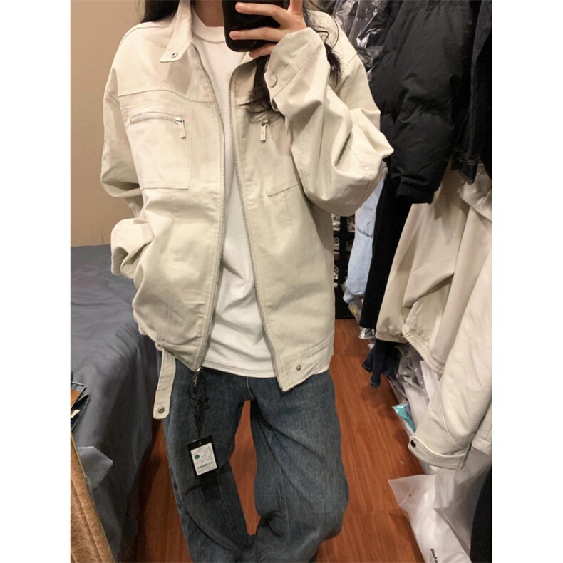 复古纯棉工装夹克外套JK089-P70图片