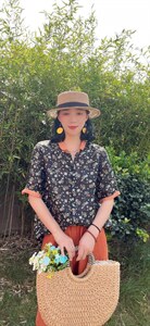 纯苎连衣裙小衫裤子裙子衬衣 时尚风 风淑女风休闲风,女装连衣裙,川哲