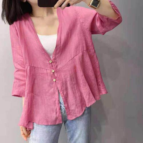 麻料防晒服，女装，添衣