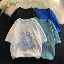 DX17180-P20纯棉短袖t恤男大码半袖打底衫宽松体恤衫平铺，男装T恤，电商A040