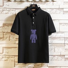 PL57242-P35翻领短袖polo衫男大码胖子半袖t恤男有领保罗衫砖墙，男装Polo衫，电商A040A