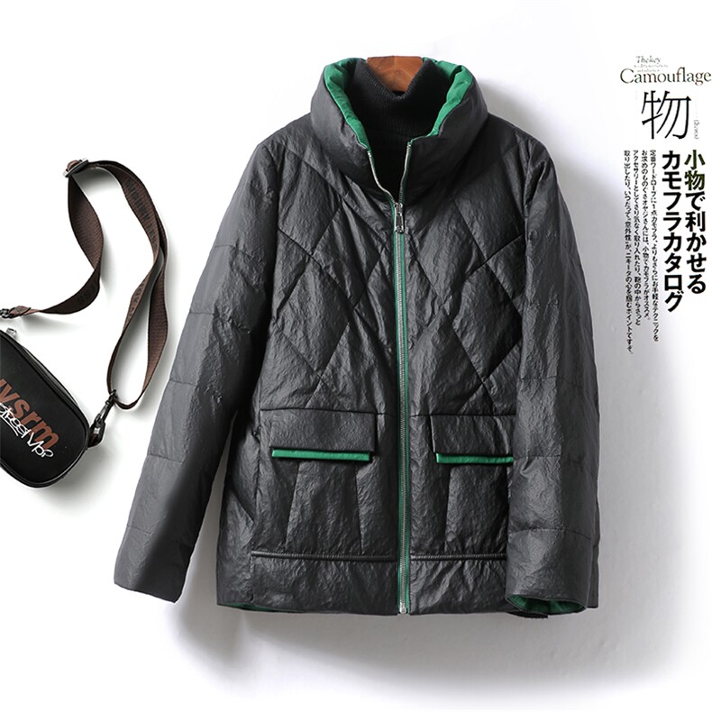 时尚保暖女款羽绒服修身显瘦短款外套高品质90白鸭绒冬季必备单品,女装羽绒服,笃写