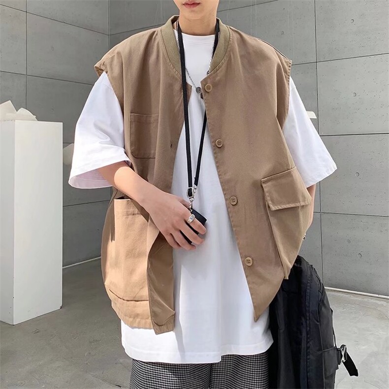 男春季新款韩版潮流纯棉双层马甲M623P42,男装背心/马甲,星座1116-2