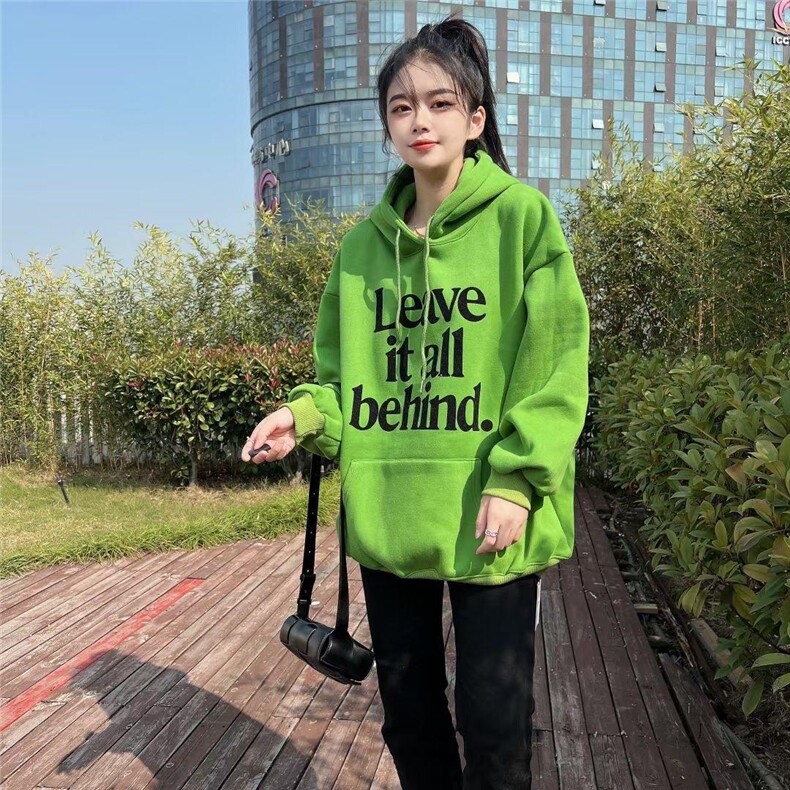 加绒卫衣，女装卫衣/绒衫，诺贝