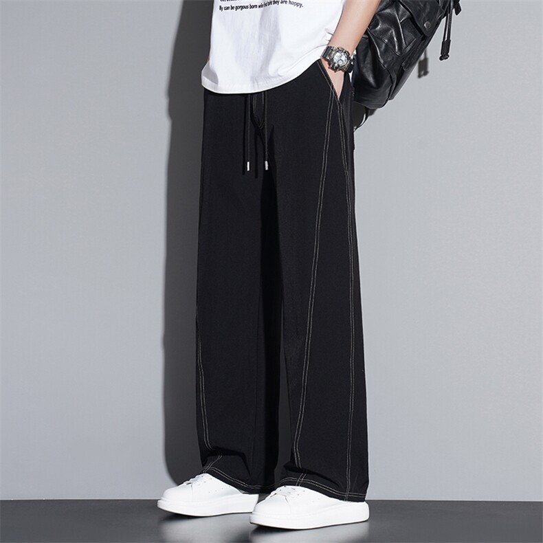 网图慎用抖音品质夏季新款休闲裤宽松休闲百搭直筒310A-510-P20,男装休闲裤,四季星座310A