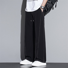 网图慎用抖音品质夏季新款休闲裤宽松休闲百搭直筒310A-510-P20，男装休闲裤，四季星座310A