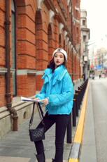 双领夹克羽绒服（90绒），女装羽绒服，卡西姆