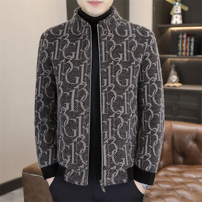 新品秋冬休闲加棉夹克百搭男装上衣23003-P140,男装夹克,星座613B