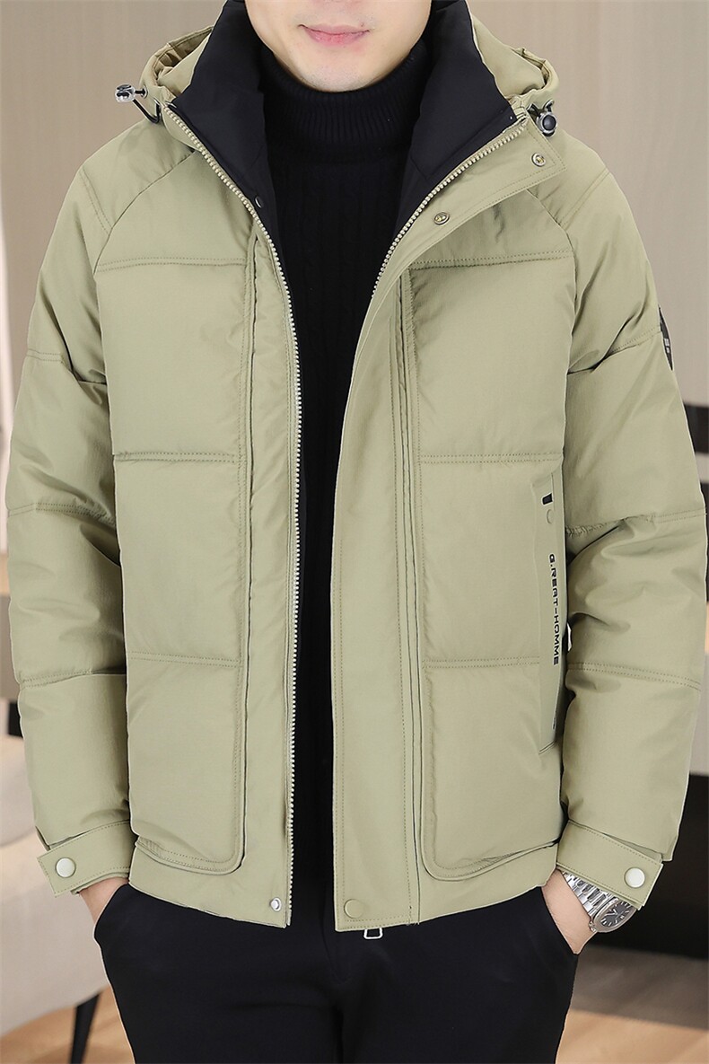 冬季新款加厚棉衣男休闲连帽棉衣潮流棉服外套-X19807-P105,男装棉衣,星座310B-3