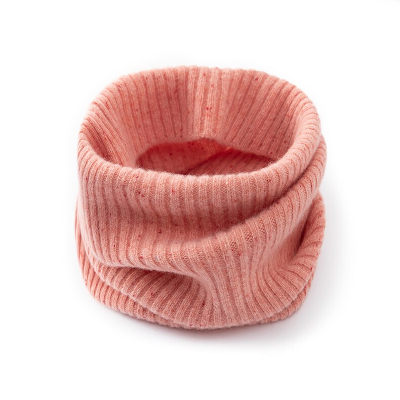 时尚秋款简约百搭彩点保暖护颈脖套，围巾，品卓羊绒