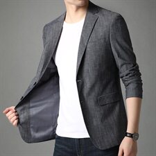 Y111钱塘2020-2秋冬男士高端商务休闲便服单西P165，男装西服，钱塘207-2