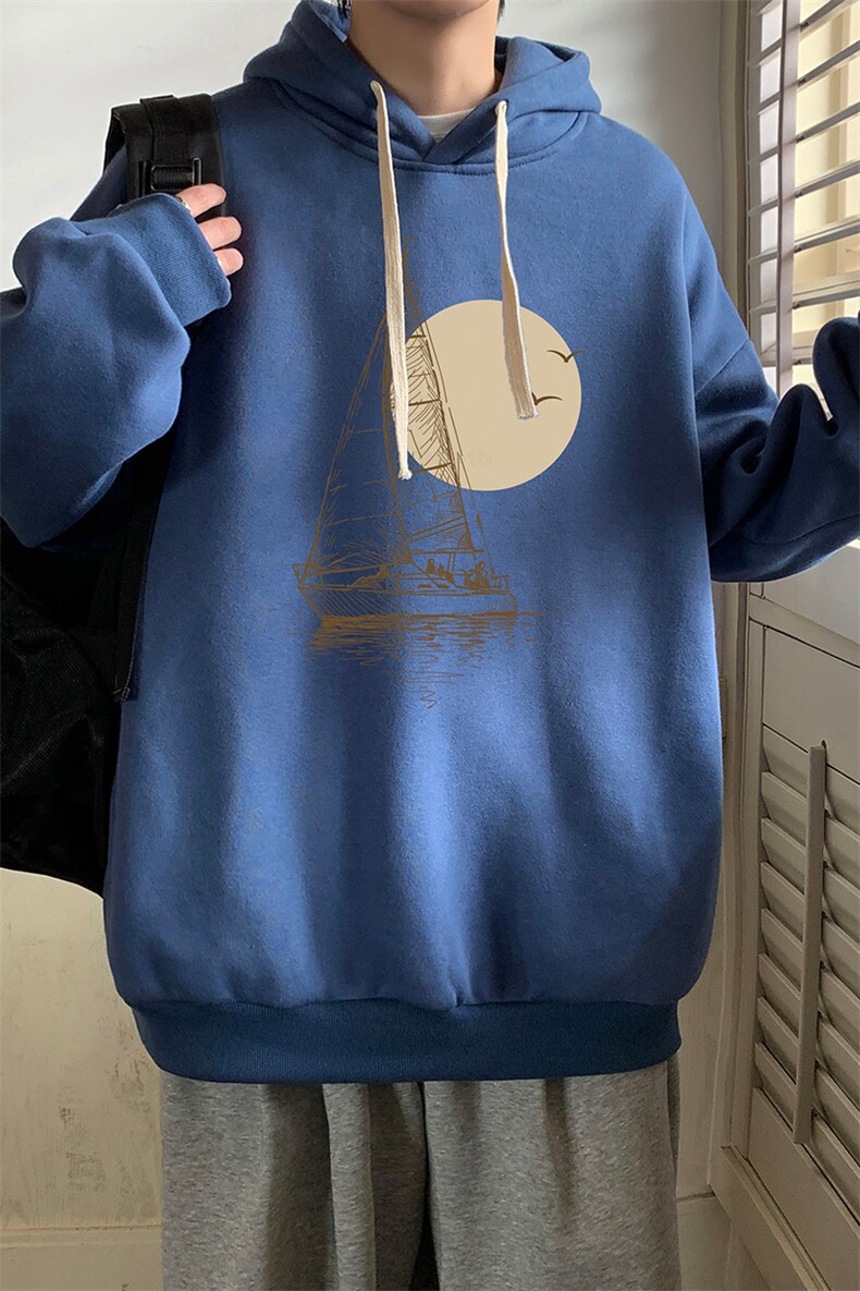 连帽卫衣男大码胖子帽衫大号运动服WY2409-P35,男装卫衣,电商A040