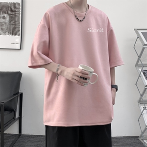 麂皮绒短袖t恤男大码半袖男 JD82098-P25图片