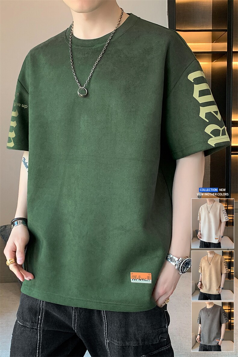 新款短袖男店主风夏季t恤休闲百搭印花圆领T恤男上衣TC3136-P35,男装T恤,星座717