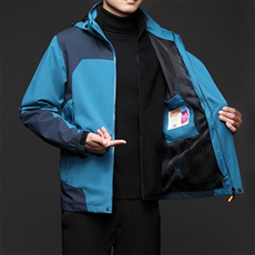男士2023年薄款防水防风冲锋衣户外登山时尚休闲夹克外套，男装夹克，电商B360