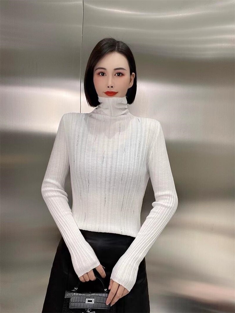 秋冬羊毛打底衫，其它，蓝涩萱