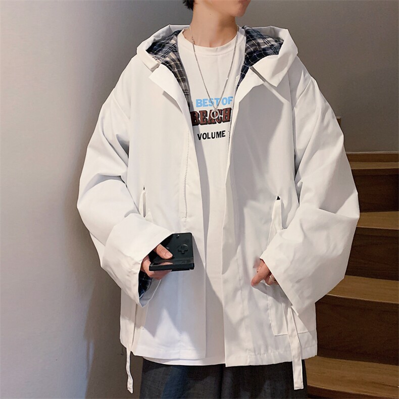 秋装休闲宽松百搭外套嘻哈新款潮牌男纯色夹克棒球服W1443-P55,男装夹克,星座512-4