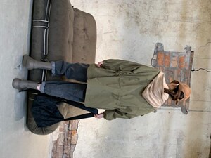 休闲风衣外套图片