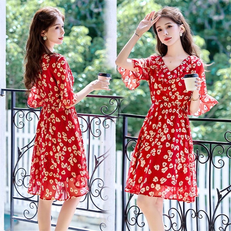 喜婆婆爆款真丝桑蚕丝连衣裙女夏季2025新款今年流行高端品牌裙子,女装连衣裙,罗得堡