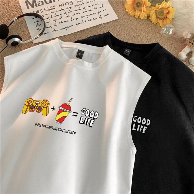 可设48小时发货支持抖音得物来样二开240克重磅美式麂皮绒背心t恤,男装T恤,电商A486