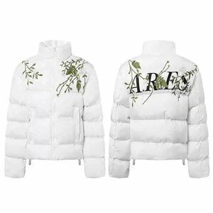 女士纯色棉服保暖图片