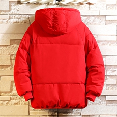 MY16099-P100加厚加绒连帽衣男大码服男面包服男砖墙挂拍，男装棉衣，电商A040A
