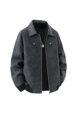 2026春季新款直播品质休闲皮夹克飞行服皮衣男外套PY237-P50，男装夹克，星座1402-1
