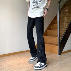 现货秋季美式ins高街暗黑牛仔裤弹力修身DSA059-ZK7917-P65控88，男装牛仔裤，电商A059