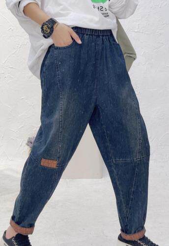 秋款牛仔萝卜裤，其它，玫瑰共和国