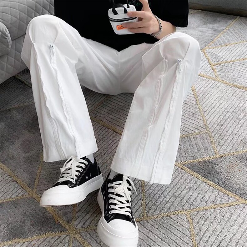 高街vibe风工装裤男ins潮牌嘻哈宽松直筒美式休闲长裤K07089-P40,男装休闲裤,星座308B-1