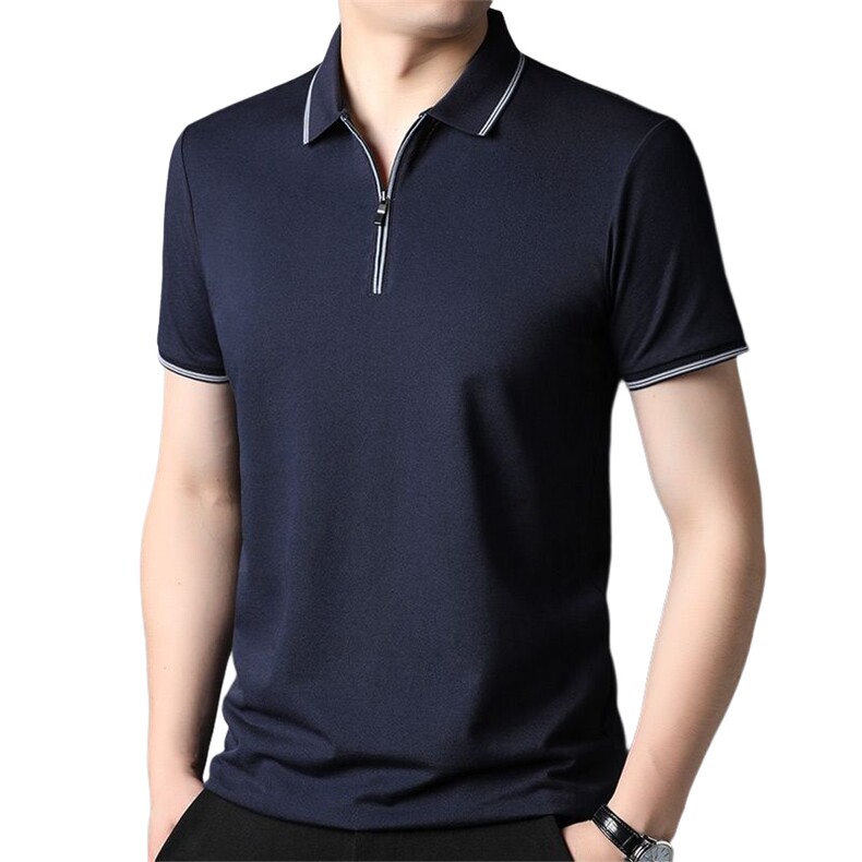 夏季纯棉半袖POLO衫男士短袖T恤时尚上衣翻领t恤衫潮BB/5100-P67,男装T恤,钱塘6003A(原)4033A