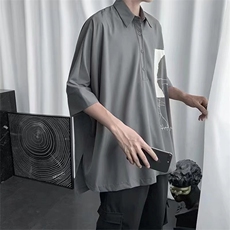 短袖衬衫春款男港风潮流C00012P30，男装衬衫，星座1116-2
