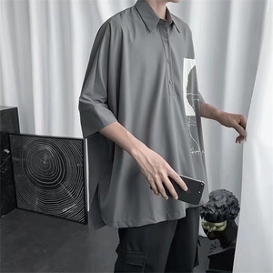 短袖衬衫春款男港风潮流C00012P30图片