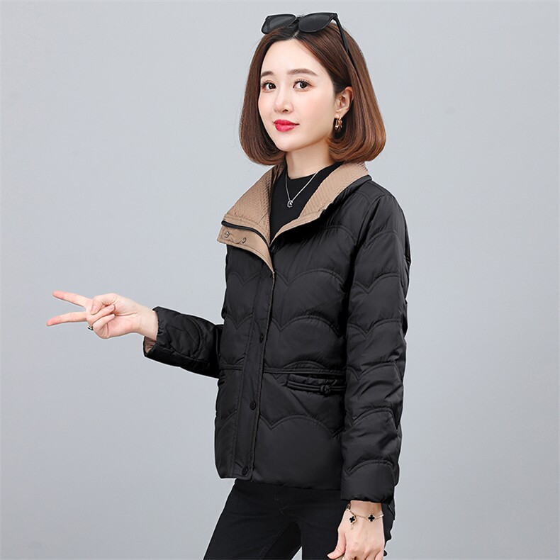 2025新款时尚休闲小羽绒服修身显瘦保暖外套,女装羽绒服,依恋蒂丝